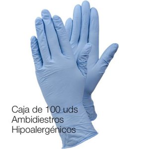 LUVAS DESCART NITRILO PRETAS MCHEF M 100 - CLEANING ACCESSORIES - CLEANING  - Products