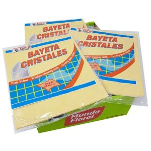 Bayeta Clim Antibacterial microfibra especial cristales y espejos. Pack 15  uds