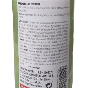 SuperClim Fregasuelos concentrado Citrus Intense1L