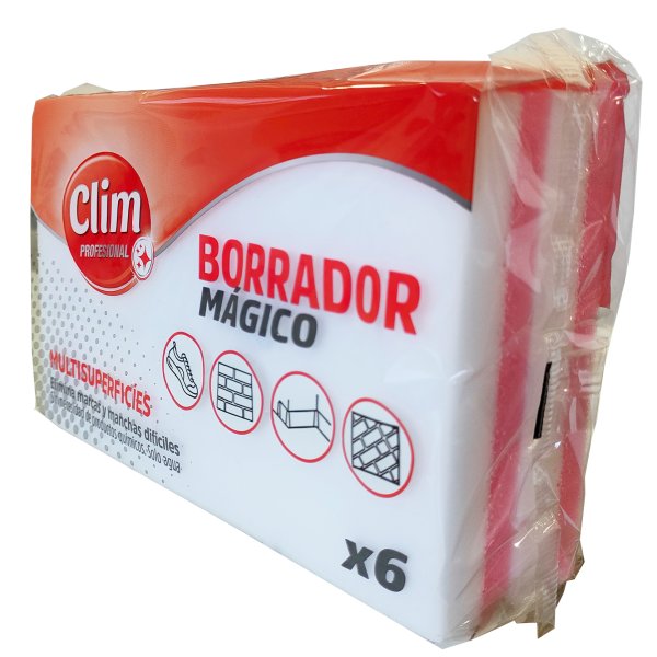 Borrador mágico borra manchas Clim Profesional. Caja 60 uds