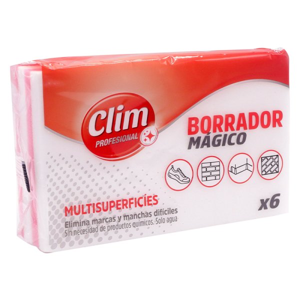 Borrador Mágico Clim Profesional. Pack 6 uds