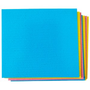 Bayeta sueca de celulosa súper absorbente y ecológica. Pack 8 uds color surtido