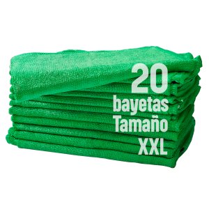 Bayetas de microfibra ECO XXL multiusos 40x40 cm. Caja 20 uds