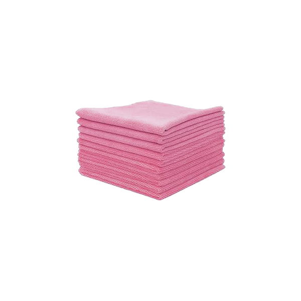 Bayetas de microfibra ROSA XL 35x40 cm Clim Profesional. Pack 12 bayetas