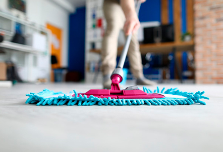 Como limpiar el suelo utilizando la MOPA limpiadora y Fibra CLEVERCLOTH